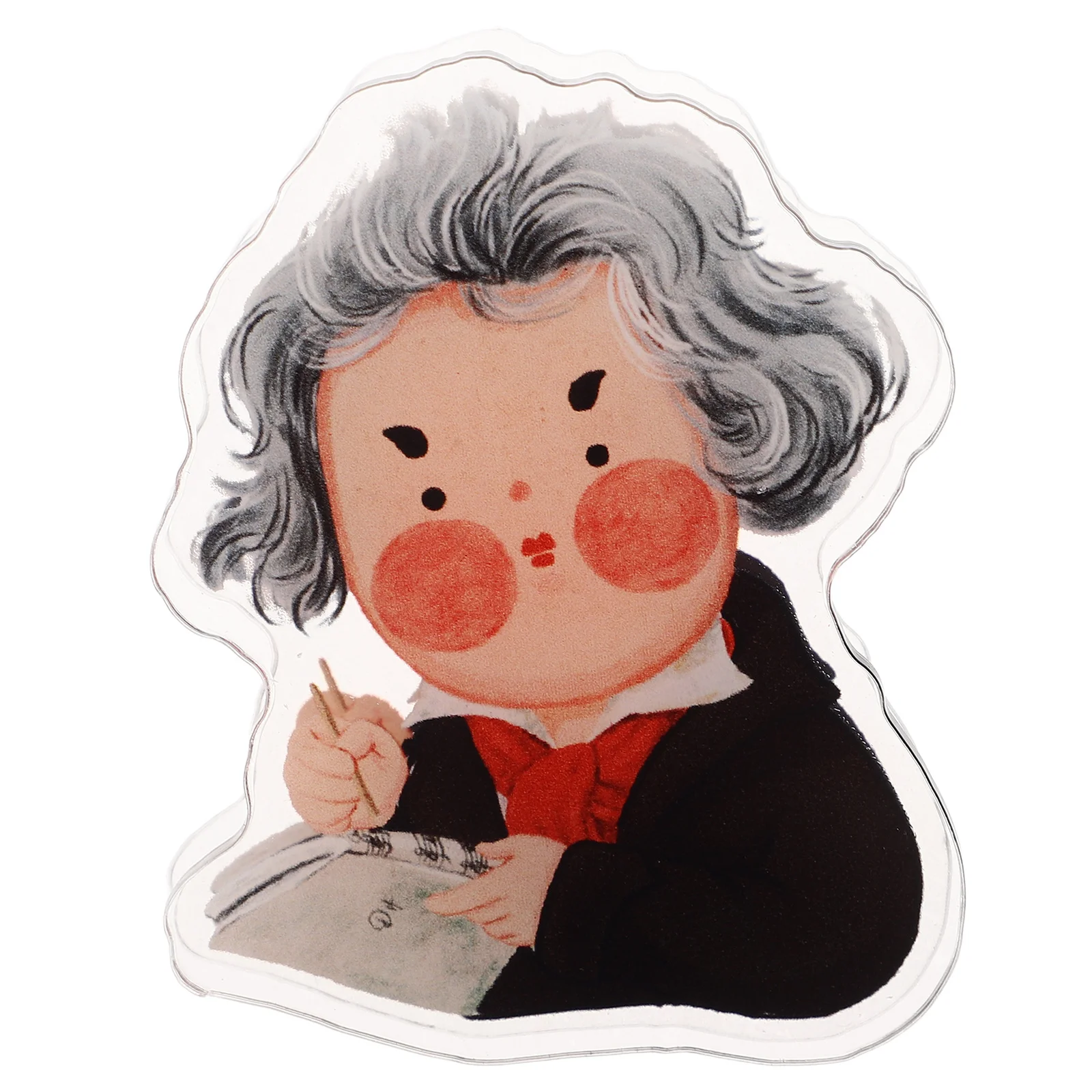 Small Music Score Clip for Piano Practice Cartoon Page Holder for Sheet Music Book Lightweight Portable Design