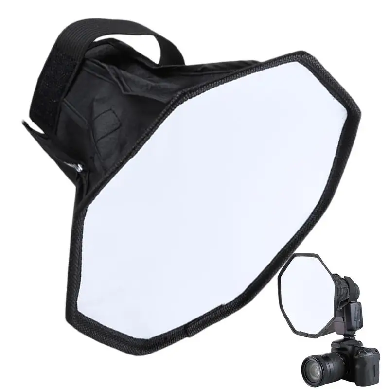 كاميرا Speedlight قابلة للطي ضوء فلاش Softbox ، غطاء خفيف ناعم ، مناسب لمعظم الكاميرات ، محسن ، صورة فلاش ، ثماني الأضلاع