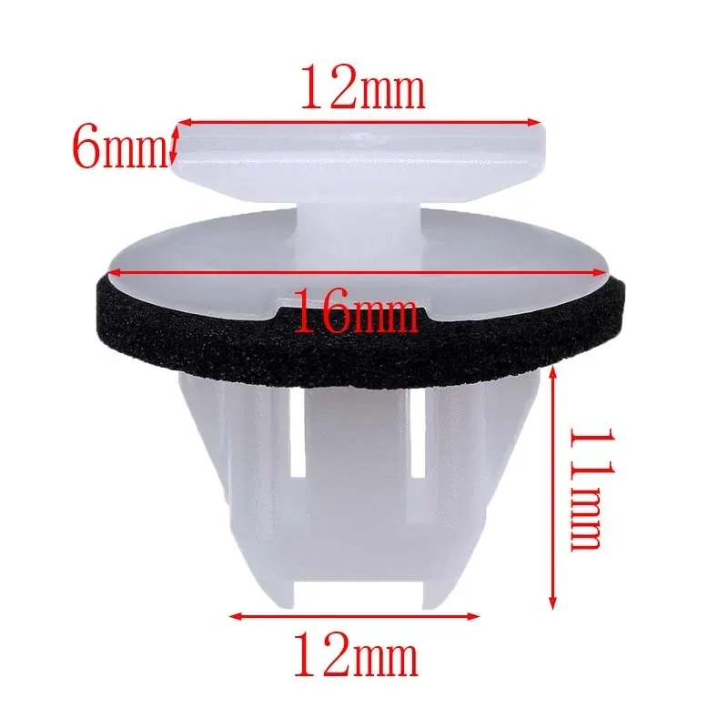 20-60PCS Car Wheel Arch Surround Trim Clips Retainer Fender Flare Fastener Clip For Nissan Armade Juke Murano Rogue X-Trail T31