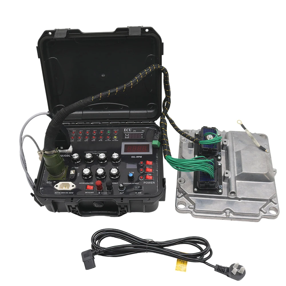Multi Functional Diesel ECU ECM Test Stand for Testing Cummins Caterpillar Volvo Isuzu Doosan ECU ECM Modules Engine Simulator