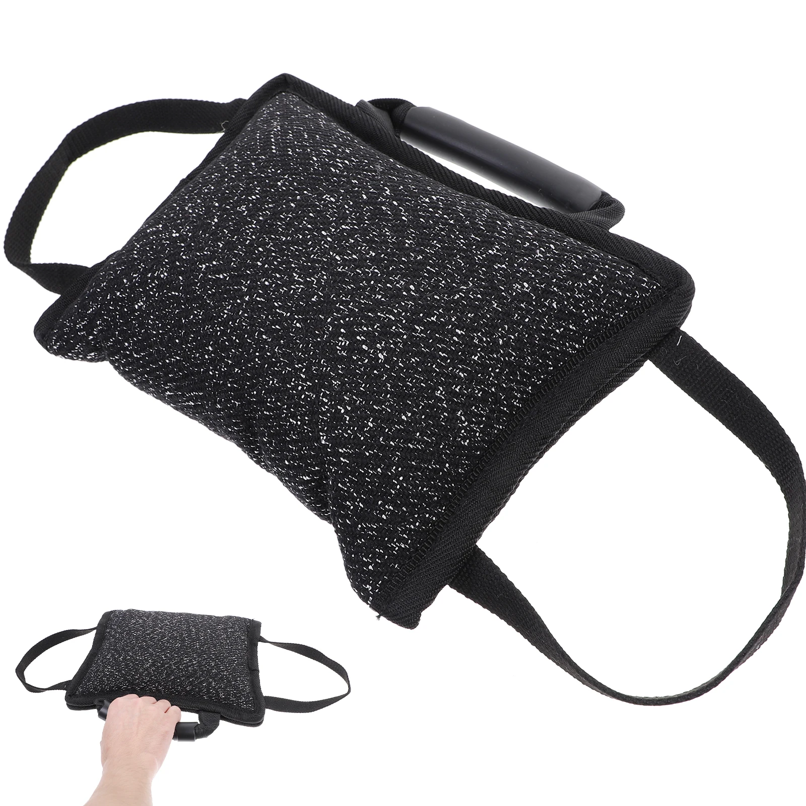 

3 Handles Jute For Dogs Durable Linen Pet Interactive For Bite Training Tug Of War Outdoor Play Pet Bite Pillow Training Pillow