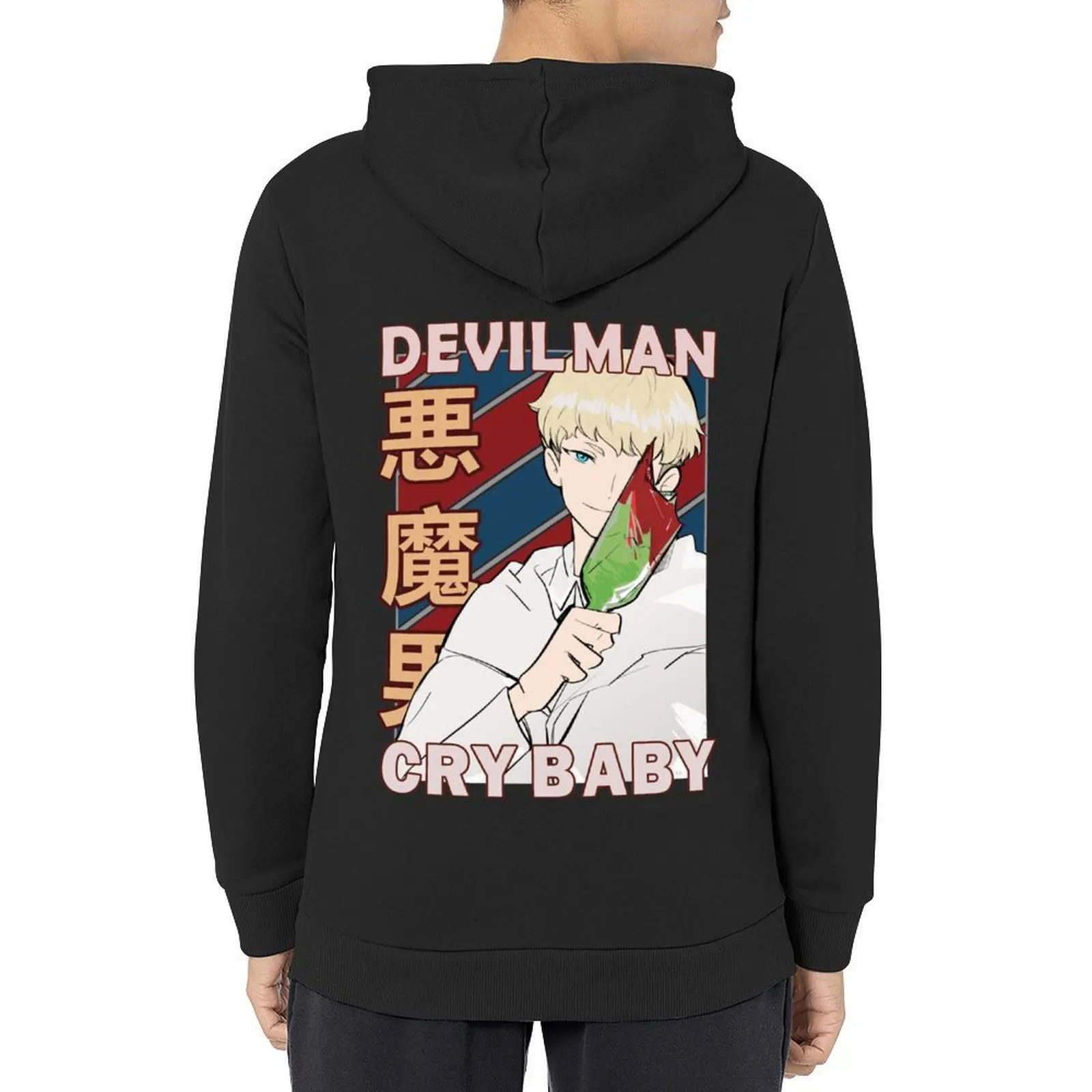 

Ryo Asuka devilman crybaby Anime Design| Gift Hoodie men's winter sweater anime clothing mens designer clothes japanese hoodie