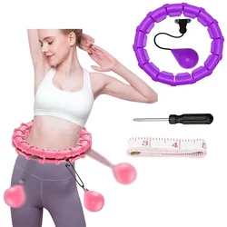 Fitness Smart Sport Hoop Thin Waist Sports Detachable Massage Hoop Gym Home Training Weight Loss Fitness