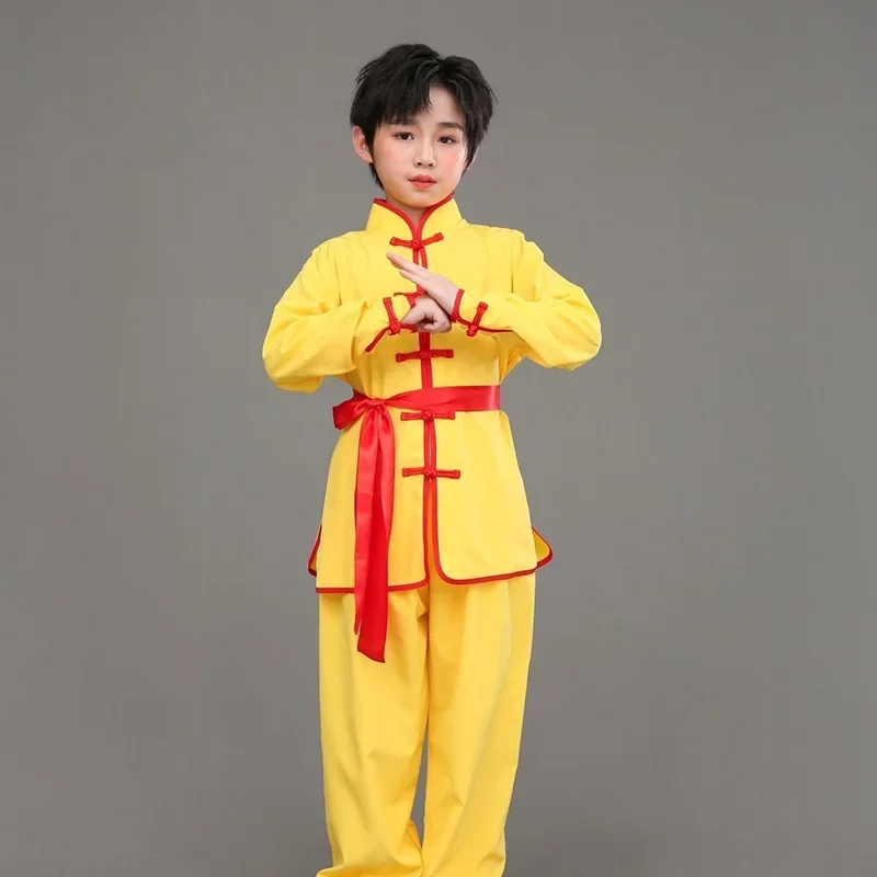 

Kids Chinese Traditional Wushu Costume Clothing Sets Children Boys Girls KungFu Suit Tai Chi Martial Art Uniform Outfits