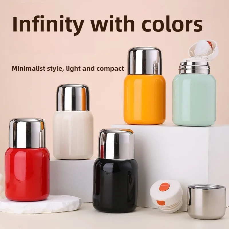 

316 stainless steel insulated cup, high appearance level, portable tea and water separation compact water cup for men and women