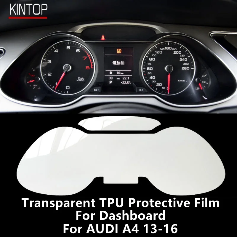 

For AUDI A4 13-16 Dashboard Transparent TPU Protective Film Anti-scratch Repair Film Accessories Refit