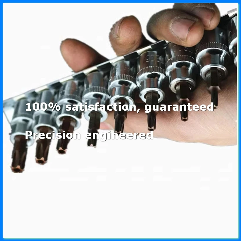 

9pcs 5 Point Star Torx Screwdriver Bit 1/4 Inch Drive Socket TS10-TS50 Hand Tools Parts Accessories-ABRM