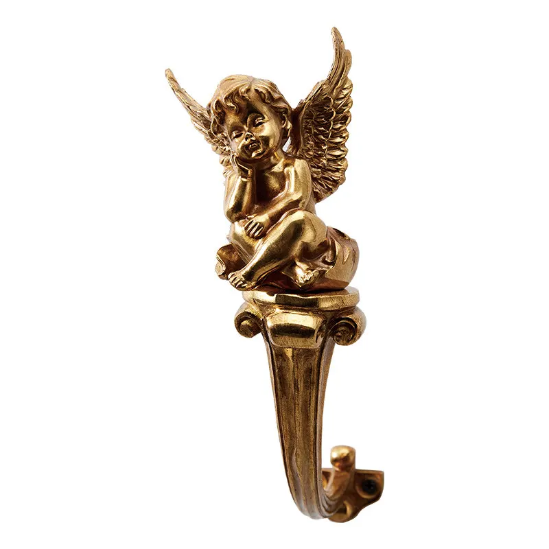 Brass curtain hook, wall decoration storage, window screen retaining wall hook