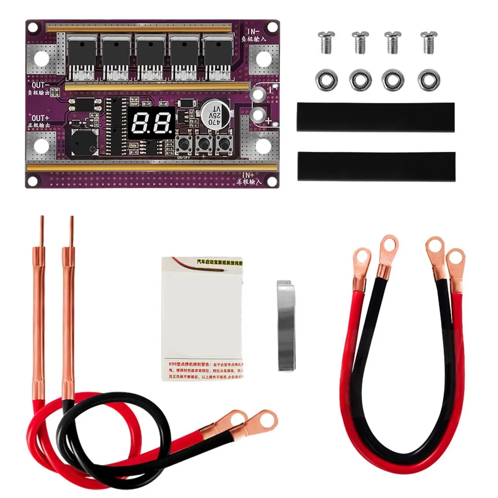 Imagem -04 - Painel de Controle para Máquina de Solda a Ponto Suporta Soldagem de Baterias Conexão Fácil e Confiável Alto Desempenho