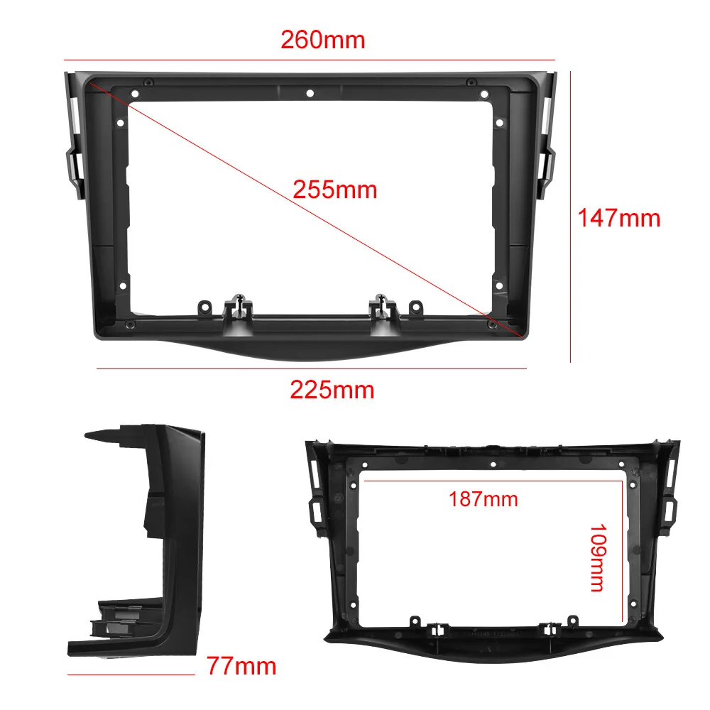 Car Radio For Toyota RAV4 2007-2011 Navigation 4G GPS Wireless Apple Bluetooth CarPlay Android OS Multimedia Touch Screen Stereo