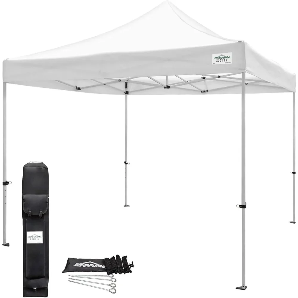 Canopy TitanShade Steel Frame Straight Leg Portable Instant Outdoor Canopy for Sun Shade, Beach