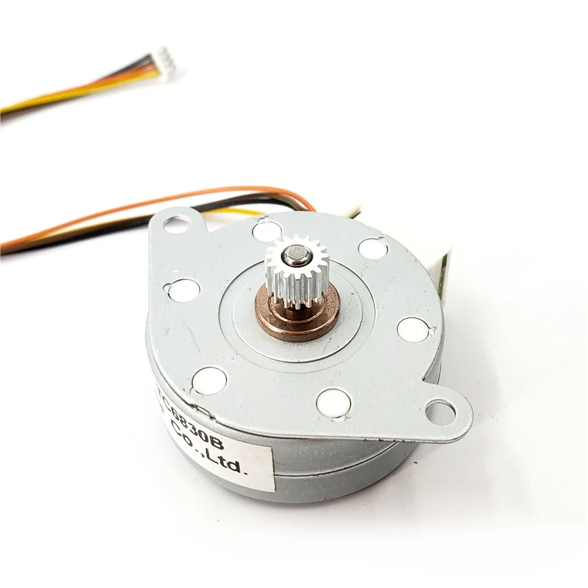 Micro Round 35mm 2-phase 4-wiring Stepping Motor 7.5° NMB Minebea PM35S-048 Stepper For Laser Barcode Printer