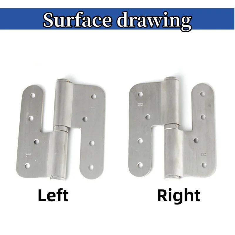 CL249 304 stainless steel large hinge buffer electromechanical hinge up and down detachable heavy-duty door H-shaped hinge