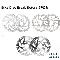160mm Bike Disc Brake Rotor with 6 Bolts(2PCS),Stainless Steel Bicycle Rotors Fit for MTB,Road Bike & Most Bikes