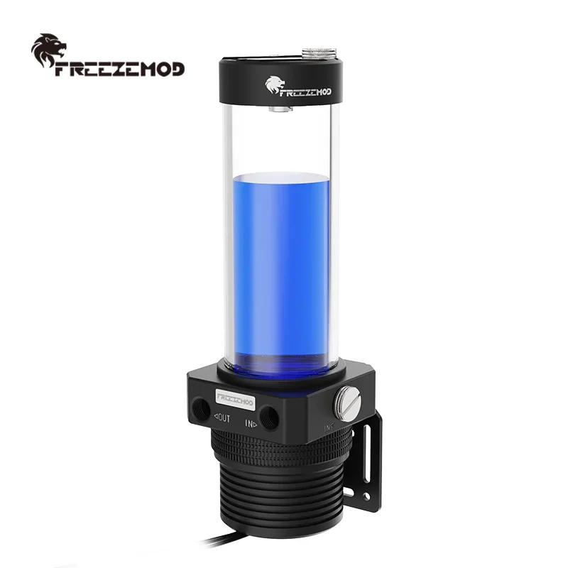 

FREEZEMOD water cooler magnetic suspension pump water tank integrated full metal PWM intelligent control. PUB-JTD5