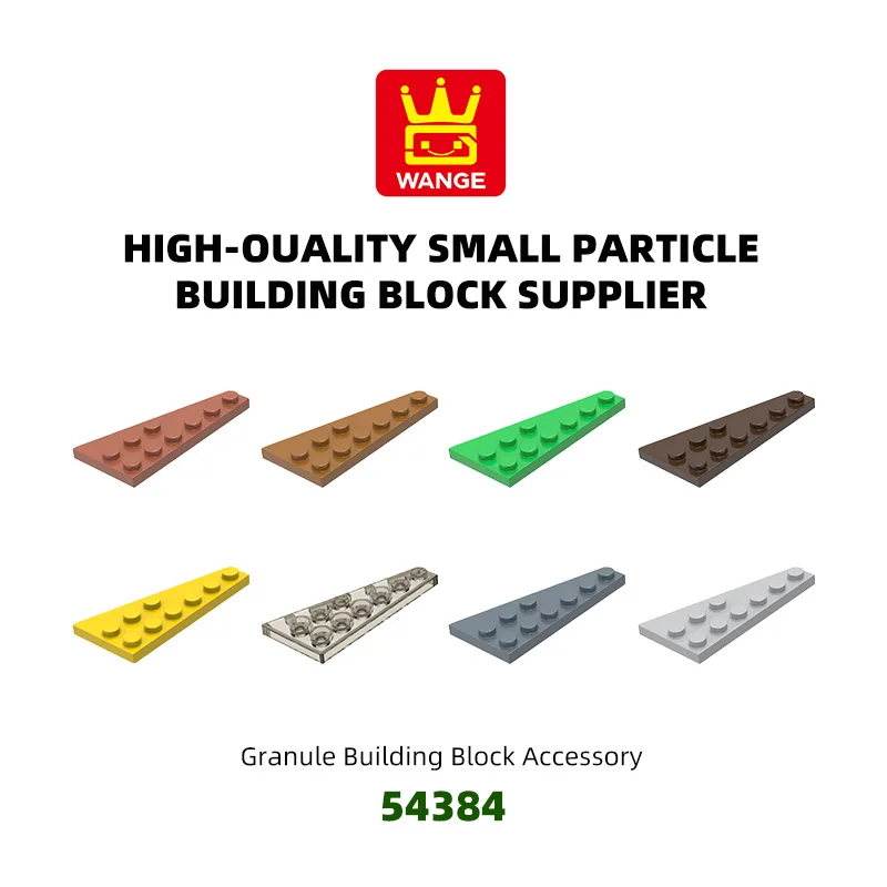 

WANGE 58 шт./лот 54384 левый зуб плоский 6 + 3 отверстия строительный блок Moc цветные аксессуары, совместимые с кирпичом детские игрушки в подарочной коробке