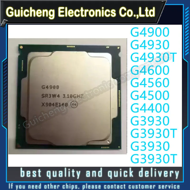 G4900 G4930 G4930T G4600 G4560 G4500 G4400 G3930 G3930T G3900 G3900T  CPU