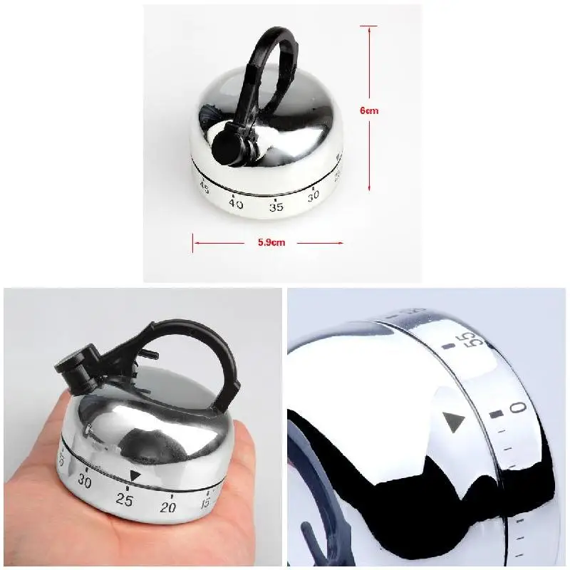 Mini chaleira de água temporizador de cozinha display lcd digital cozinhar despertador com ímã para cozinha cozimento cozinhar