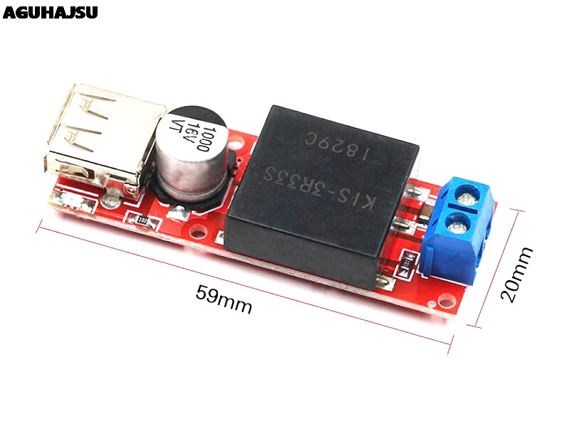 5V USB Output Converter DC 7V-24V To 5V 3A Step-Down Buck KIS3R33S Module KIS-3R33S