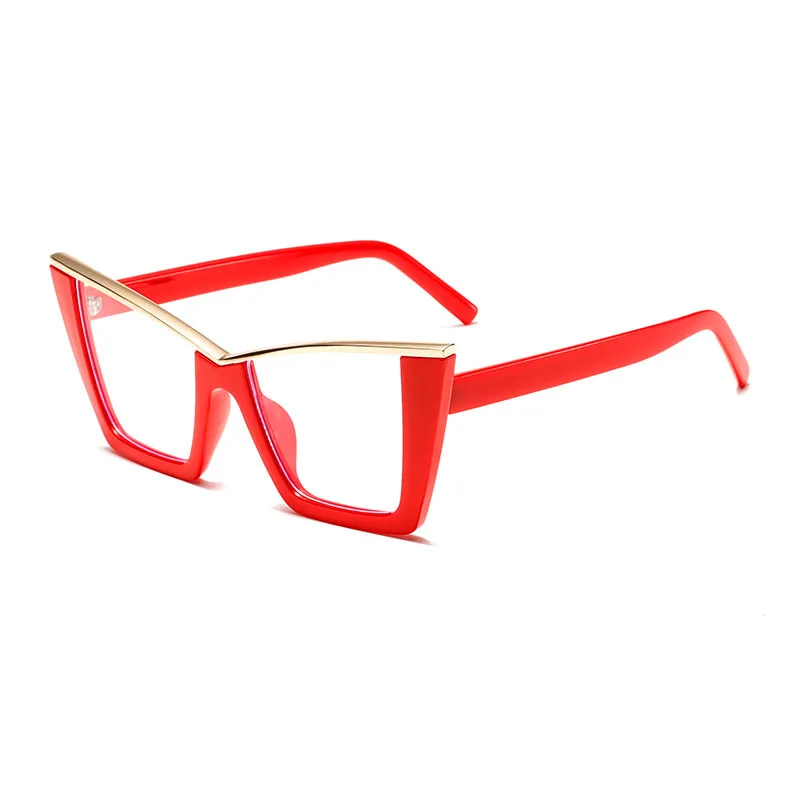 Oculos-de-grau-vintage-olho-de-gato-feminino-armacoes-grandes-e-modernas-com-aro-colorido-Oculos-estilosos-com-bloqueio-de-luz-azul