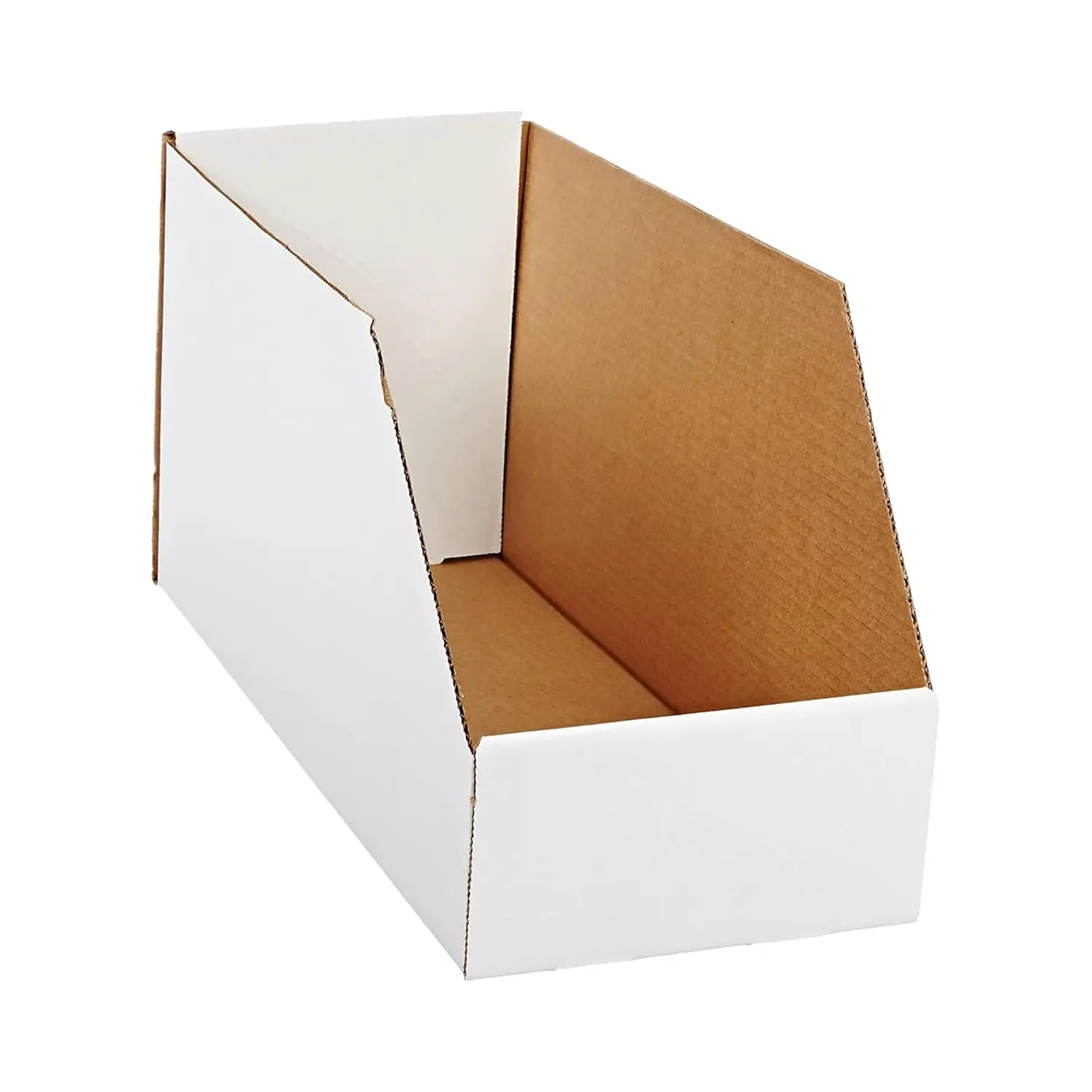 

25-Pack Small Corrugated Cardboard Boxes 8x18x10 Inch for Moving Storage Shipping