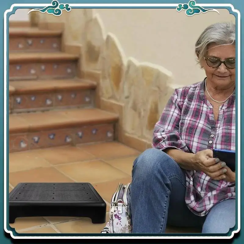 

Premium Anti-Slip Step Stool For Elderly Multi-Use As Under Desk Office Footrest, Under Desk