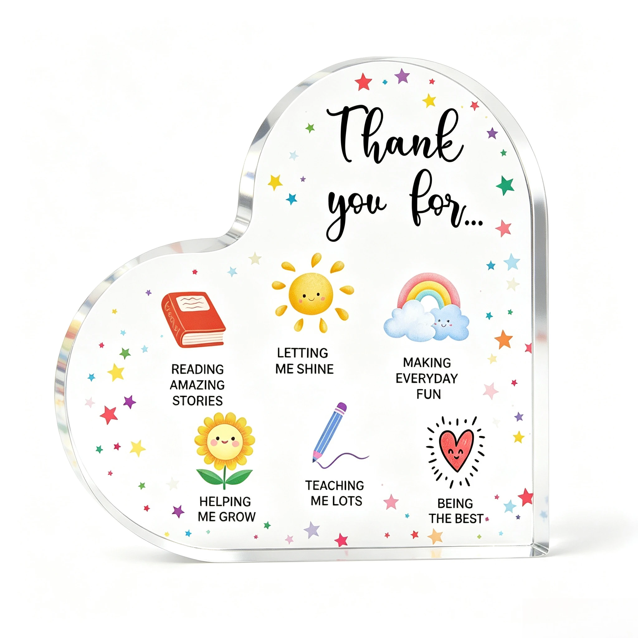Kids Education Quote - Suporte de acrílico com design de