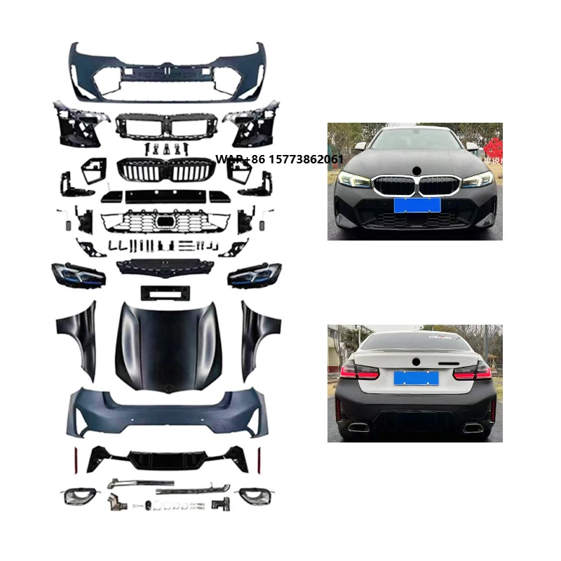 

2013-2019 for B 3 Series Car Modification Kit Front and Rear Non-Destructive Bumpers M-T for F30/F35 G20/G28 New Condition