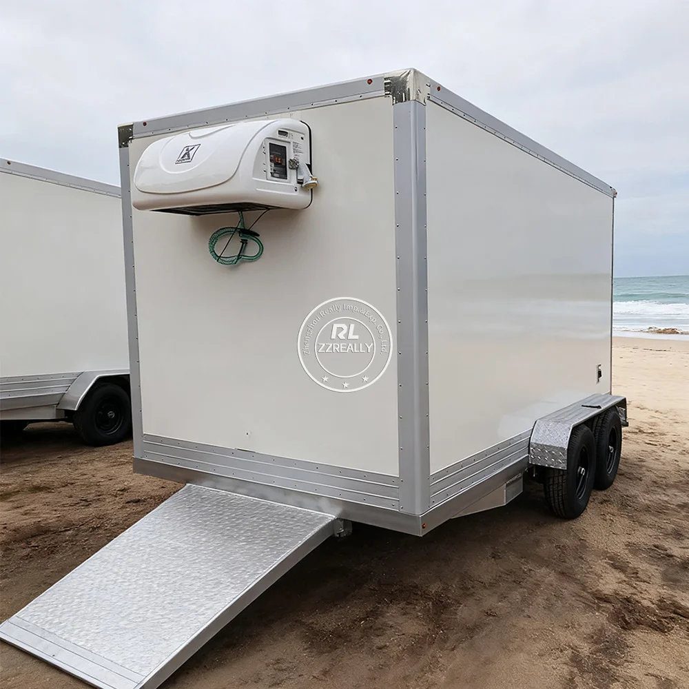 Remolque congelador de helados a la venta Fabricante de remolques refrigerados Remolque Reefer profesional