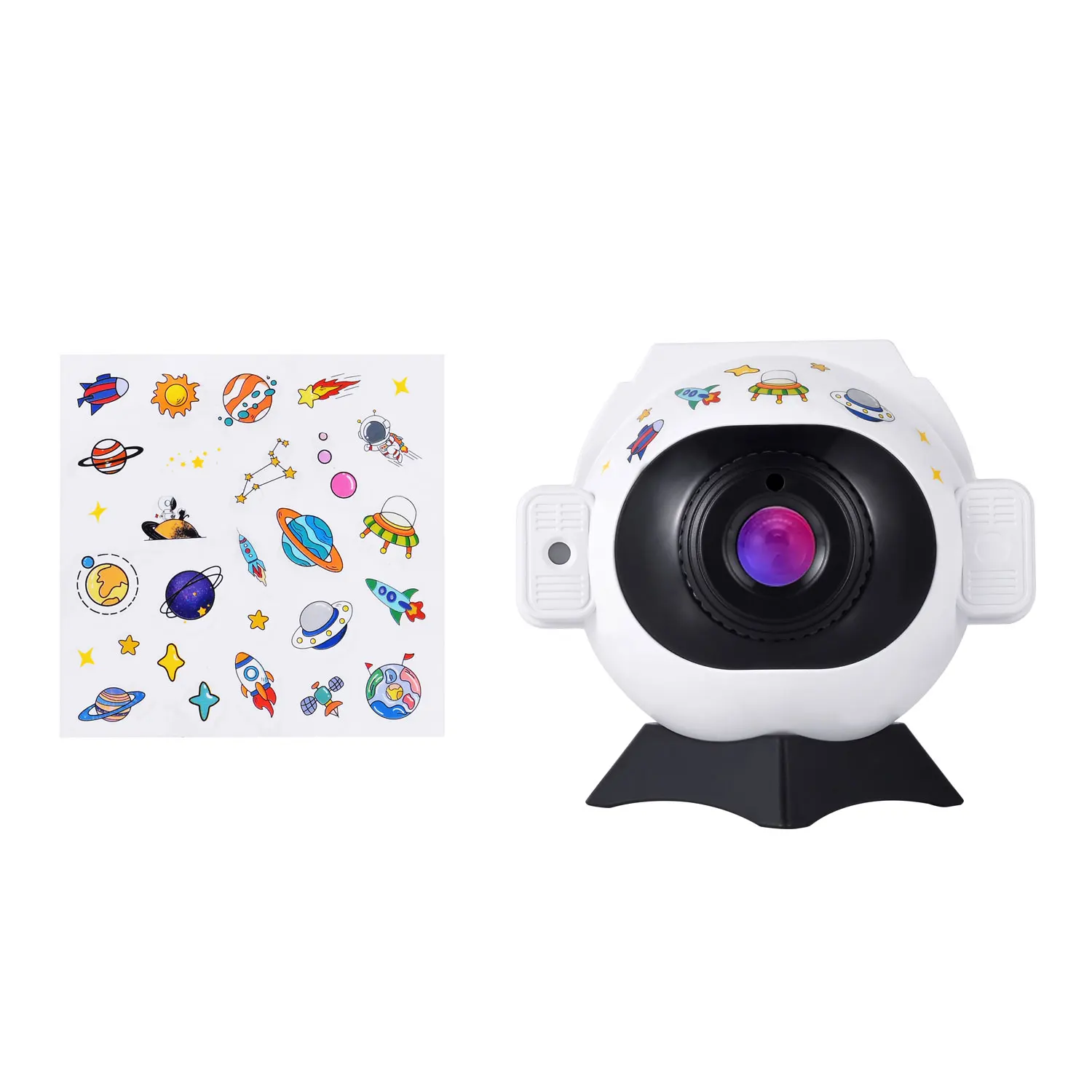 Proyector de estrellas y astronautas, luz nocturna con Control remoto 360, diseño ajustable, para dormitorio, nebulosa, Galaxia, regalo para niños