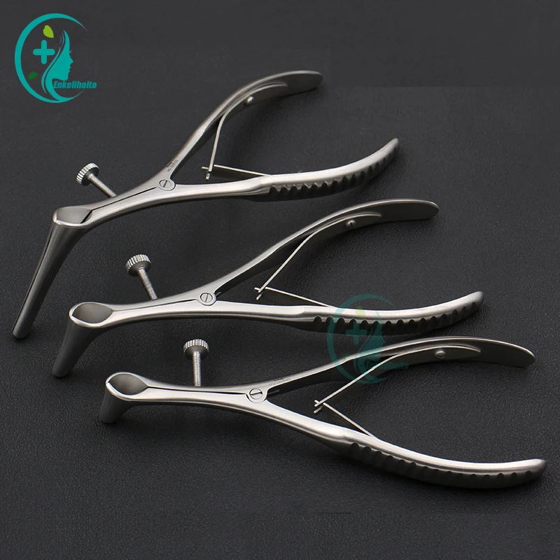 Nose Mirror Speculum Lens Nostril Pliers Nasal Cavity Examination Stainless steel Nasal Expander Nasal Speculum Forceps