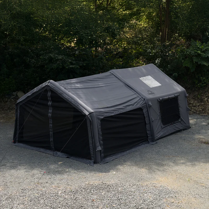 

10.0+Inflatable Foyer Air Tent-Gray High Quality Giant Camping Family Portable Folding Inflatable Tent From China