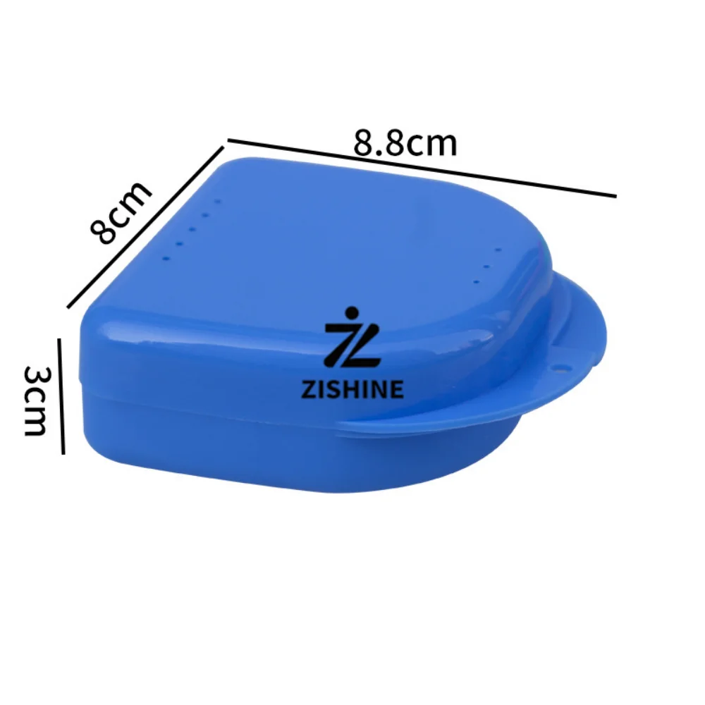 5Pcs Portable Dental Retainer Case Orthodontic Mouth Guard Storage Box False Teeth Denture Protector Container With Vent Holes