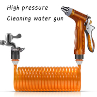 High Pressure Water Spray Gun Portable Car Wash Water Spray Gun for Car Washing Garden Watering Hose 10/15M With Foam Jug