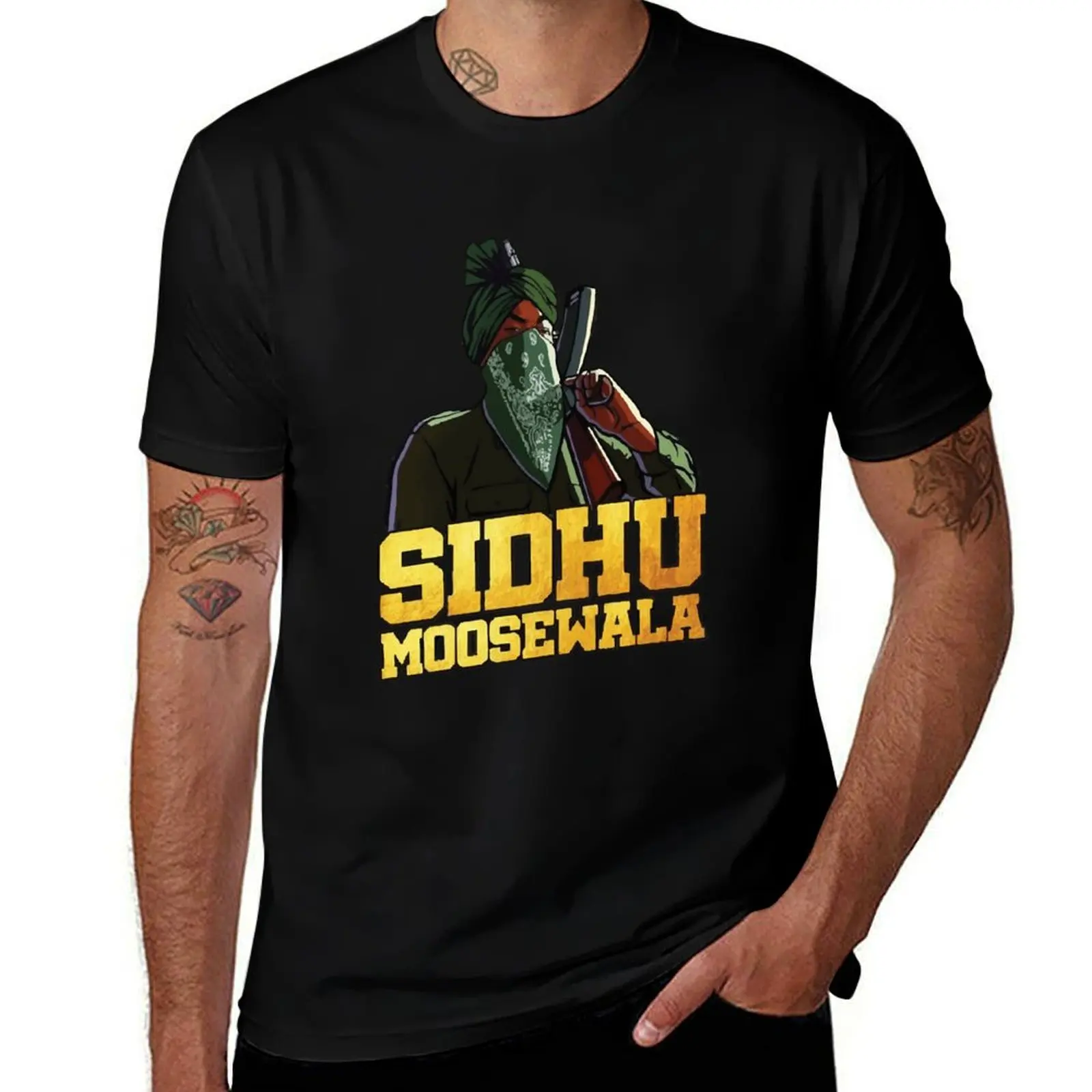 sidhu moose wala T-Shirt t shirts for man pack white T-Shirt