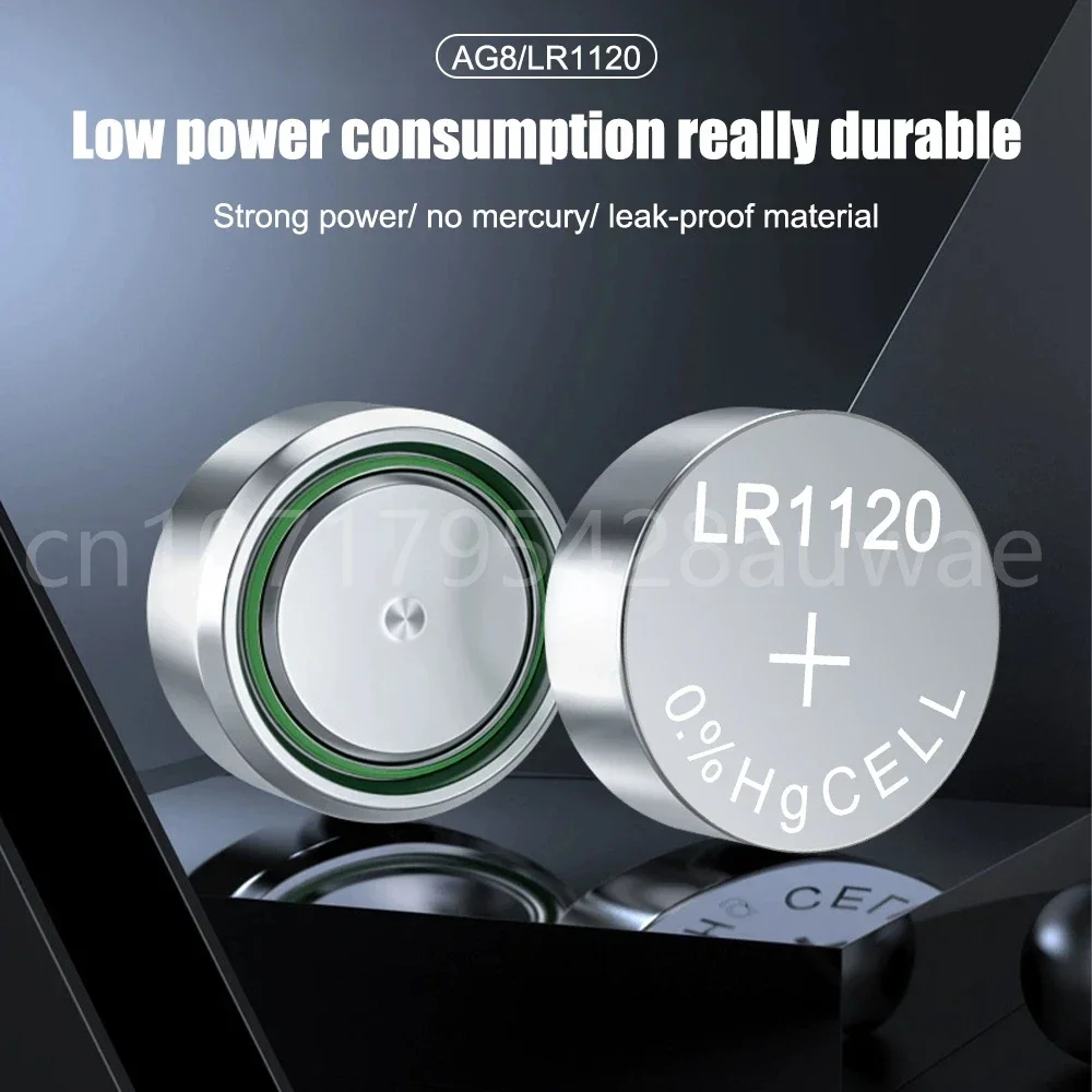 10-20PCS AG8 LR1120 391 SR1120 Button Batteries 191 LR55 Cell Coin Alkaline Battery 1.55V LR1120W CX191 for Watch Toys Remote