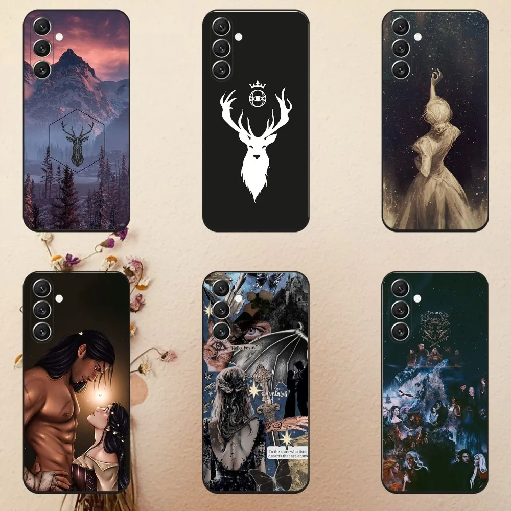 T-Throne Of Glass  Phone Case For Samsung Galaxy A13,A21s,A22,A31,A32,A52,A53,A71,A80,A91 Soft Black Cover