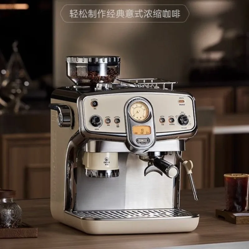 Coffee machine home commercial semi-automatic Italian grinder without pressing advanced intelligence