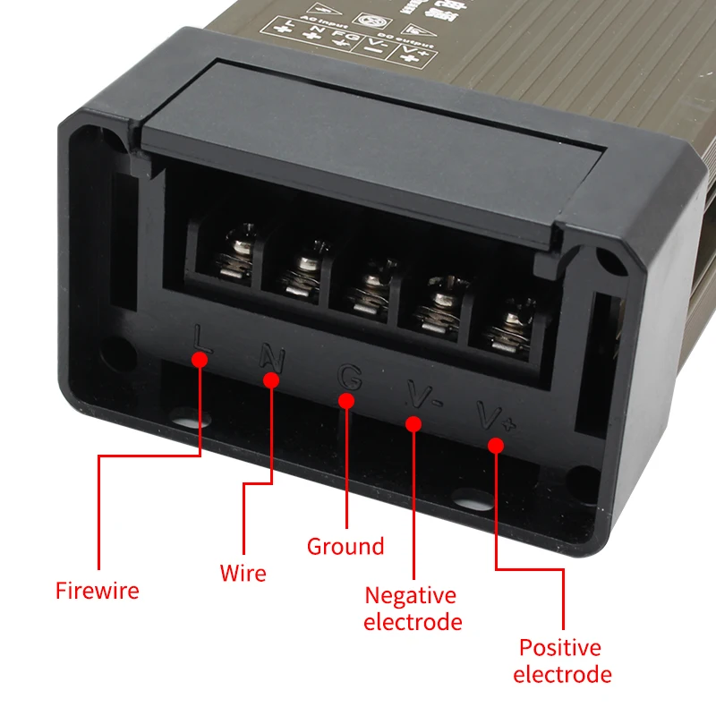 DC 12V Rainproof Switching Power Supply AC DC Source 12V 24V Outdoor LED Lighting Transformer 60W 100W 150W 200W 240W 300W 350W