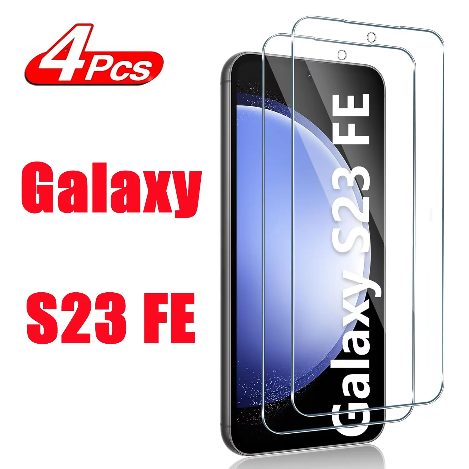 1-4PCS Tempered Glass Screen Protector for Samsung Galaxy S26 S25 S24 Ultra S23 plus S22+ S21 FE - Clear Protective Cover