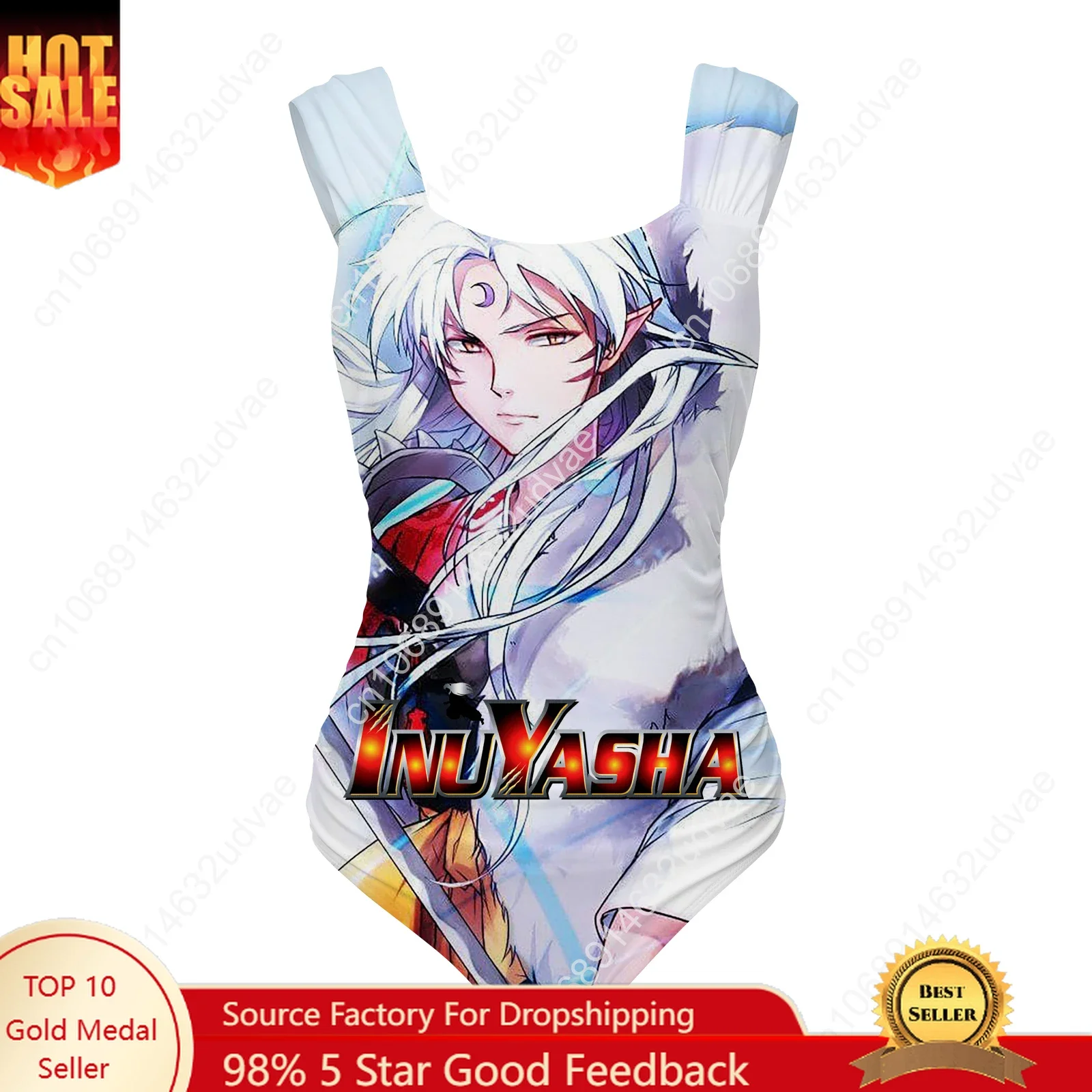 ملابس سباحة إنوياشا سيسهومارو بحمالات عريضة للنساء، بدلات استحمام مخصصة، ملابس سباحة مثيرة للمسبح، بيكيني قابل للتخصيص، ملابس شاطئ