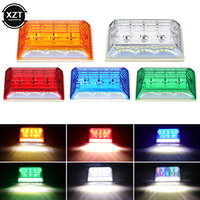 2pcs NEW LED Car Truck Side Marker Lights Signal Lamps 24V Highlight Indicator Waterproof Turn Tail Light