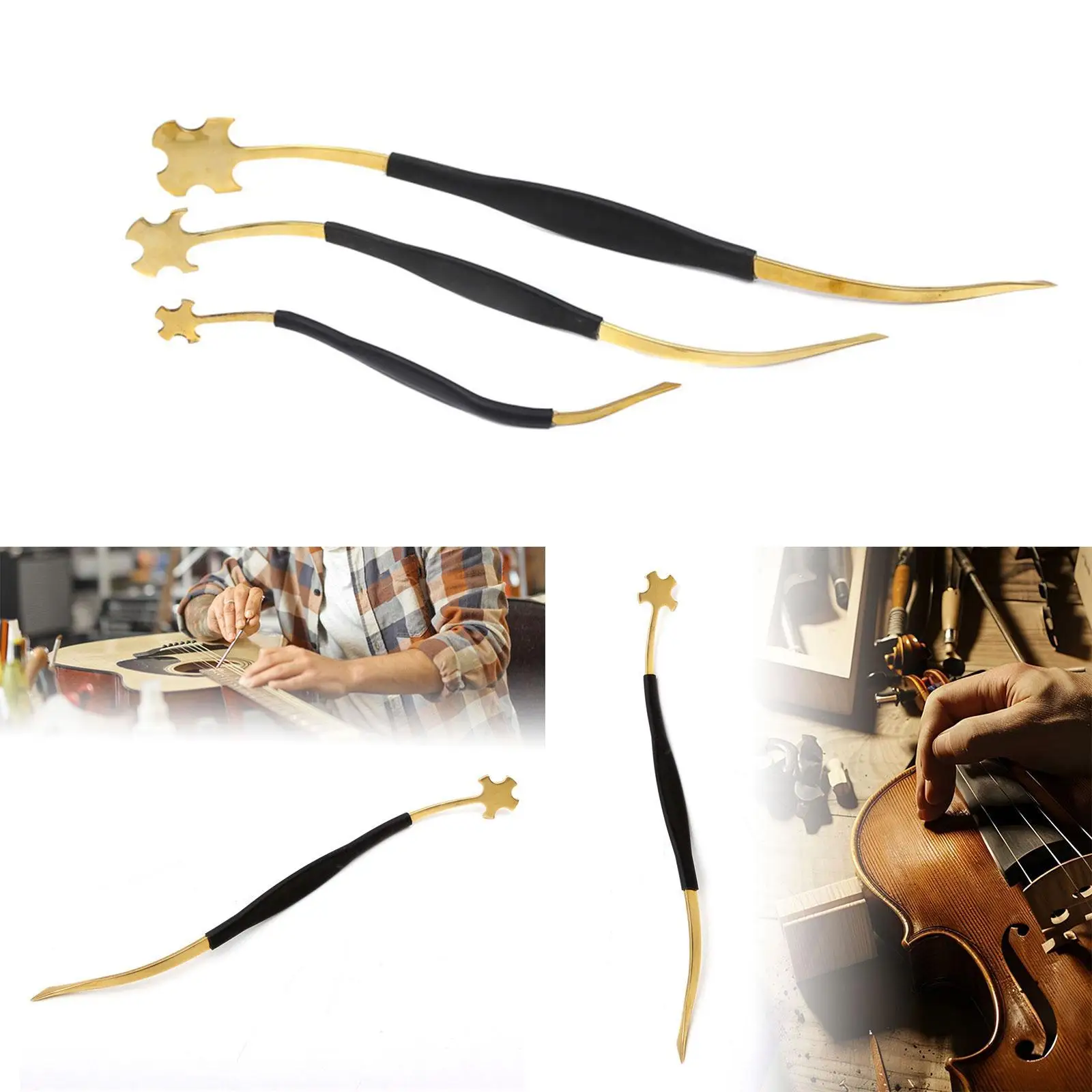 Violin S Sound Post Setter DIY Tool Music Instrument Accessory Sound Column Hook for Violinist Violin Player Holiday Gifts