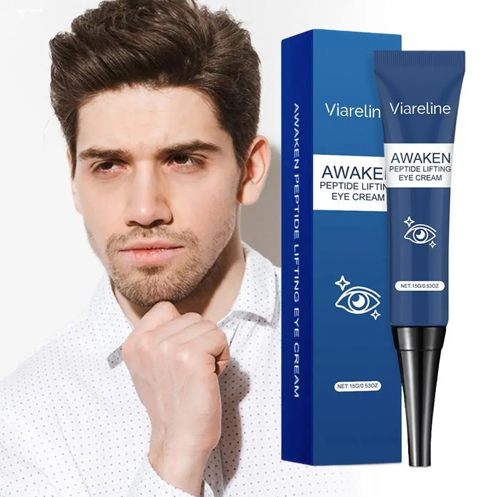 

Men Collagen Firming Eye Cream stick reduce Dark Circles Eye Bags Firming Brightener Anti aging nourishing moisturize Eye Cream