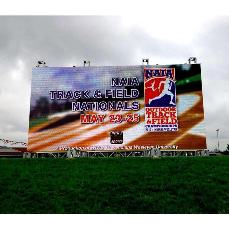 HD 3D Outdoor Capacitive LED Display Video Wall P6 P8 P10 Aluminum Profiles for LED Display Large Stadium Mall Billboard Screen