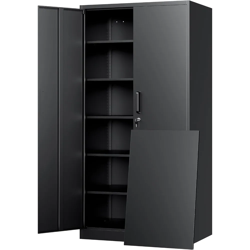 Metal Storage Cabinet with Lock - 72