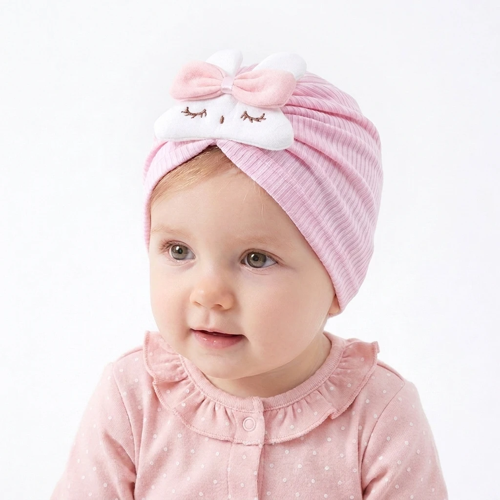 

New Baby Hat Cute Little Bunny Comfortable Infant Soft Spot Hat Children's Hat