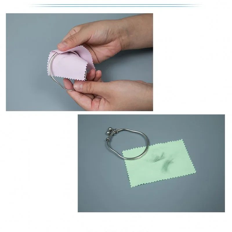 Microfiber Cleaning Cloth Mobile Phone Screen Glasses Camera Lens Cleaner Wipe 8*8cm Polishing Cloth for Silver Gold Jewelry