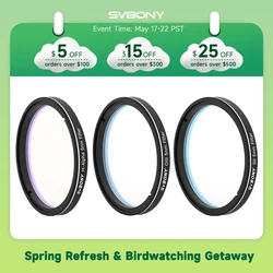 Svbony SV227 2/1.25inch Filter 5nmH-Alpha SII-CCD OIII-CCD Narrow Band for Astronomy Telescope Deep Space Planetary Photography