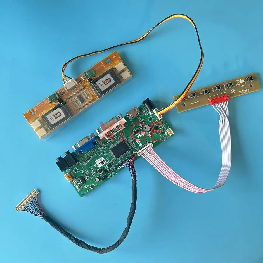 

Screen Drive Controller Board Fit M190Z1 CLAA201WA04 CLAA220WA01 M210W1 1680x1050 30 Pins LVDS 4-CCFL 1680*1050 VGA DVI HDMI Kit